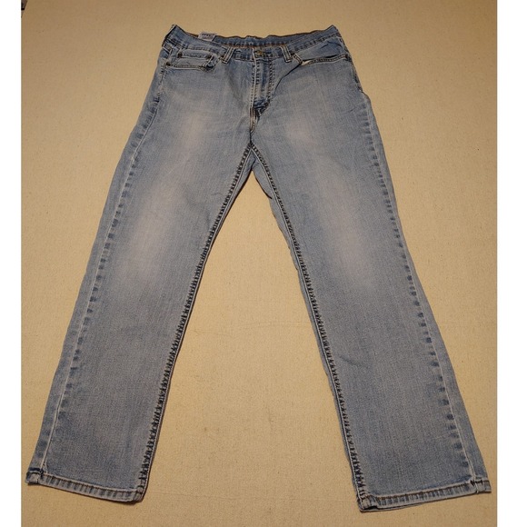 Levi's Other - Levis 514‎ Straight Fit Mens Jeans Light Wash Denim W34 L30 Blue 00514-0986 S